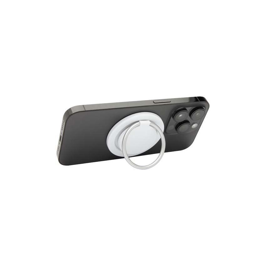 Support de téléphone magnétique en plastique recyclé avec support anneau 