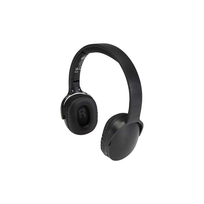 Casque Bluetooth® sans fil, circum-aural, en plastique recyclé 