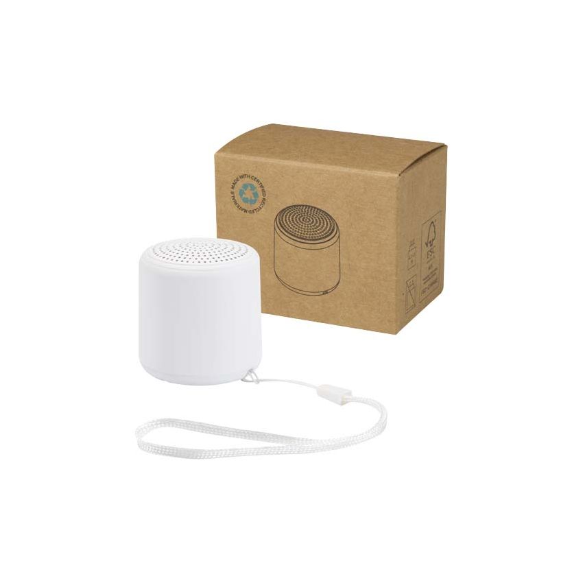 Enceinte Bluetooth® sans fil en plastique recyclé 3 W 