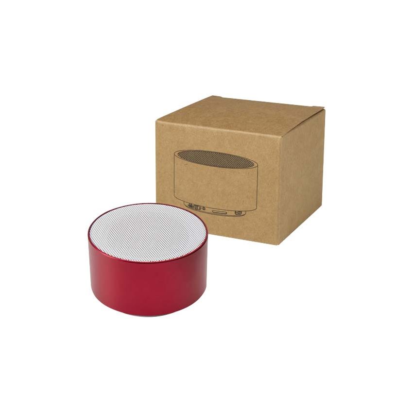Enceinte Bluetooth® sans fil 3 W en aluminium recyclé 