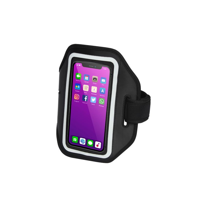Bracelet réfléchissant pour smartphone avec coque transparente 