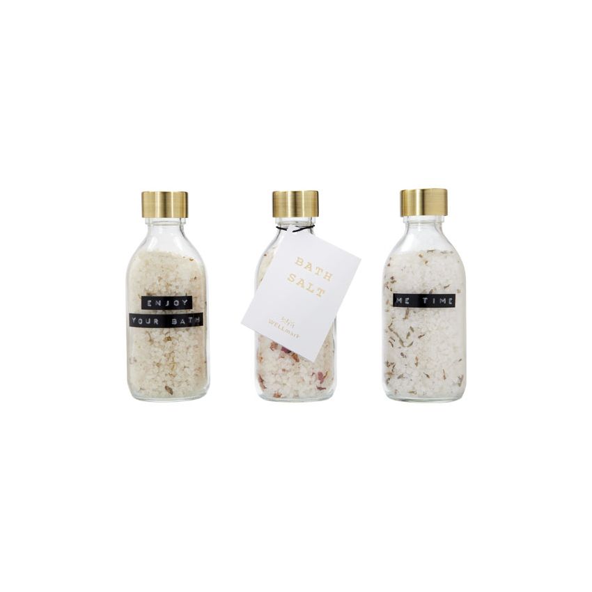 Coffret de 3 pièces de 200 ml de sels de bain 