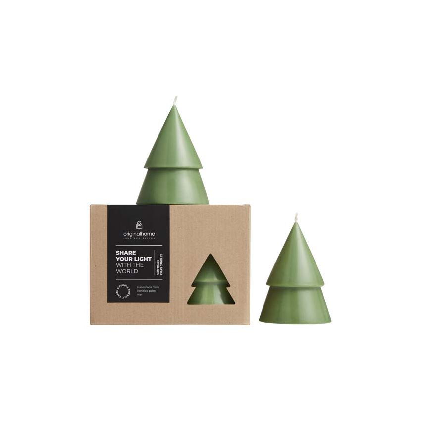 Bougie de sapin de Noël lot de 2 - M 