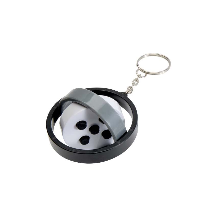 Porte-clés avec gyroscope en plastique recyclé 