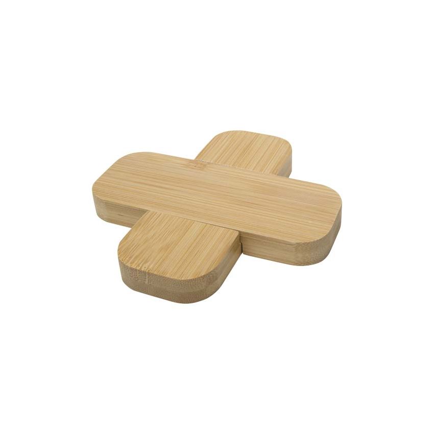 Base en bambou pour casseroles - petite 