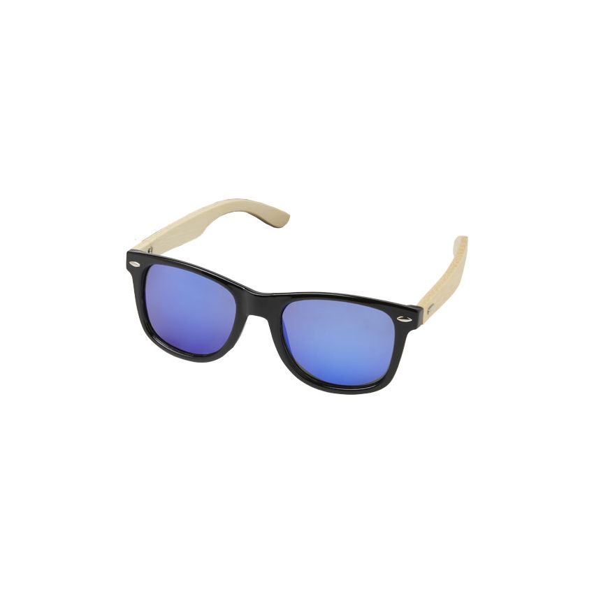 Lunettes de soleil polarisées miroir en RPET/bambou dans une boîte cadeau 