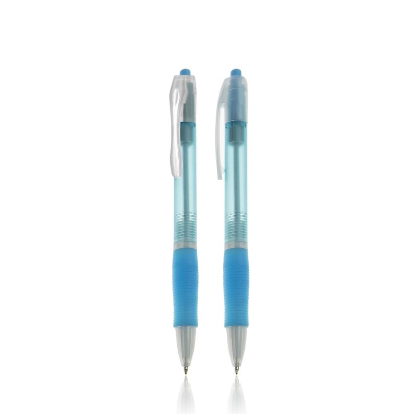 Stylo à bille en plastique, avec prise ergonomique