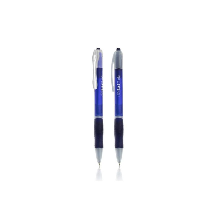 Stylo à bille en plastique, avec prise ergonomique