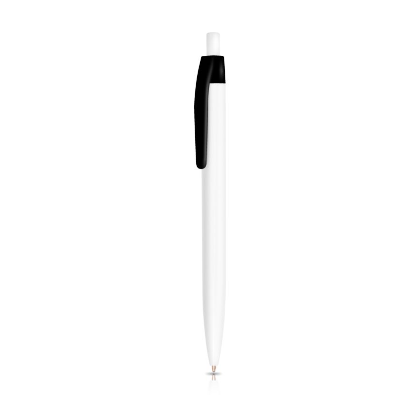 Stylo à bille en plastique Coloxo, avec clip coloré