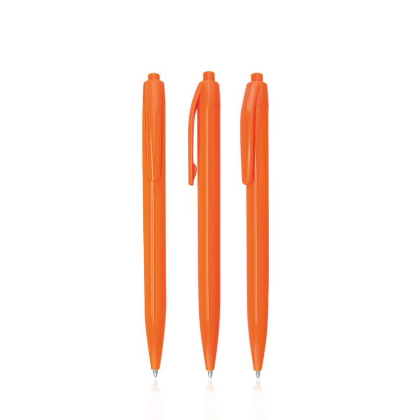 Colorfull Stylo-bille en plastique, couleur unique