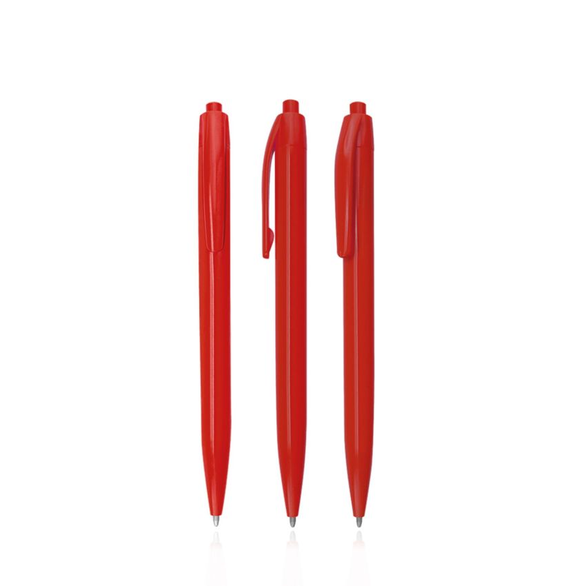 Colorfull Stylo-bille en plastique, couleur unique