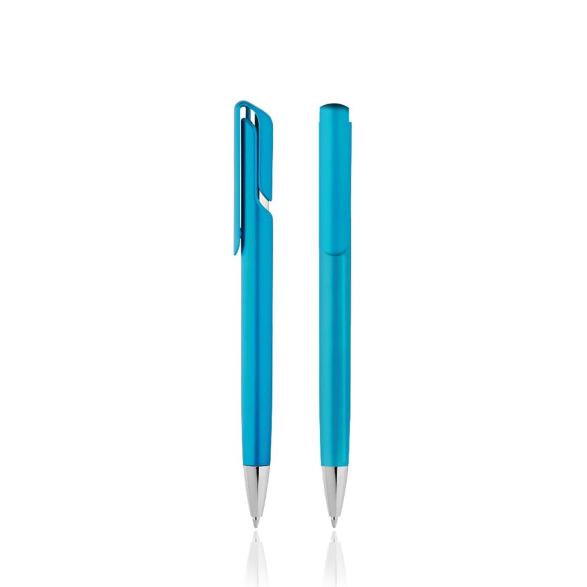 Elli Stylo à bille en plastique, avec une couleur métallisée