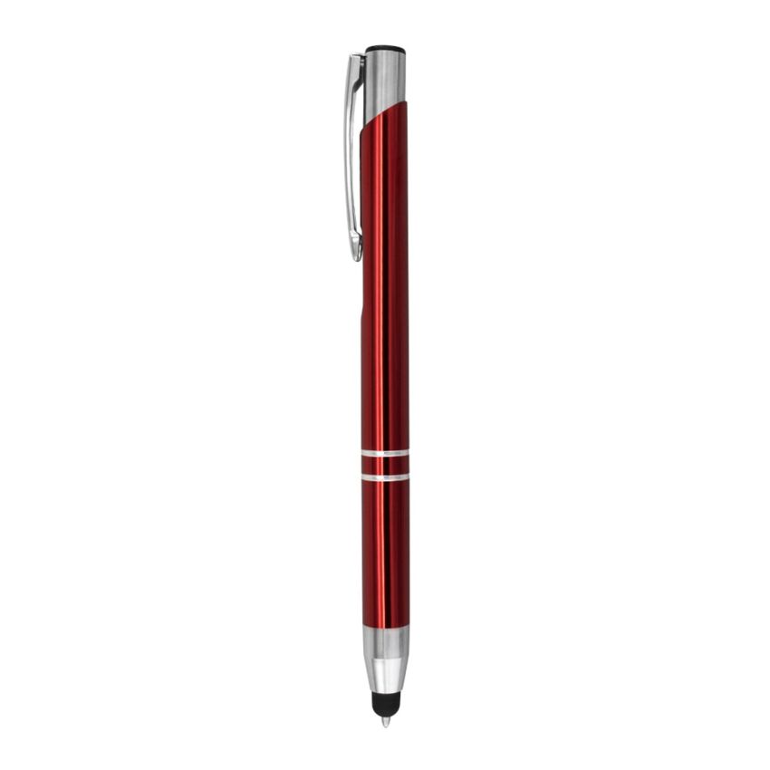 Stylo à bille en aluminium, avec écran tactile