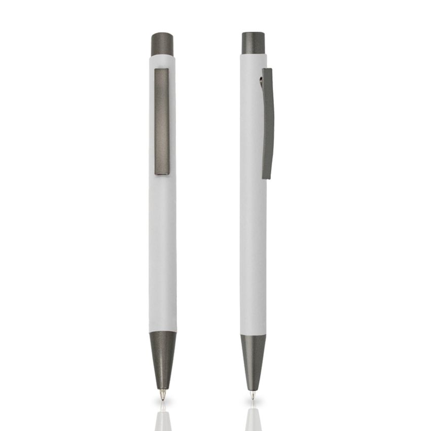Rupen Stylo à bille en aluminium, finition en caoutchouc