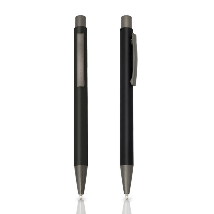 Rupen Stylo à bille en aluminium, finition en caoutchouc