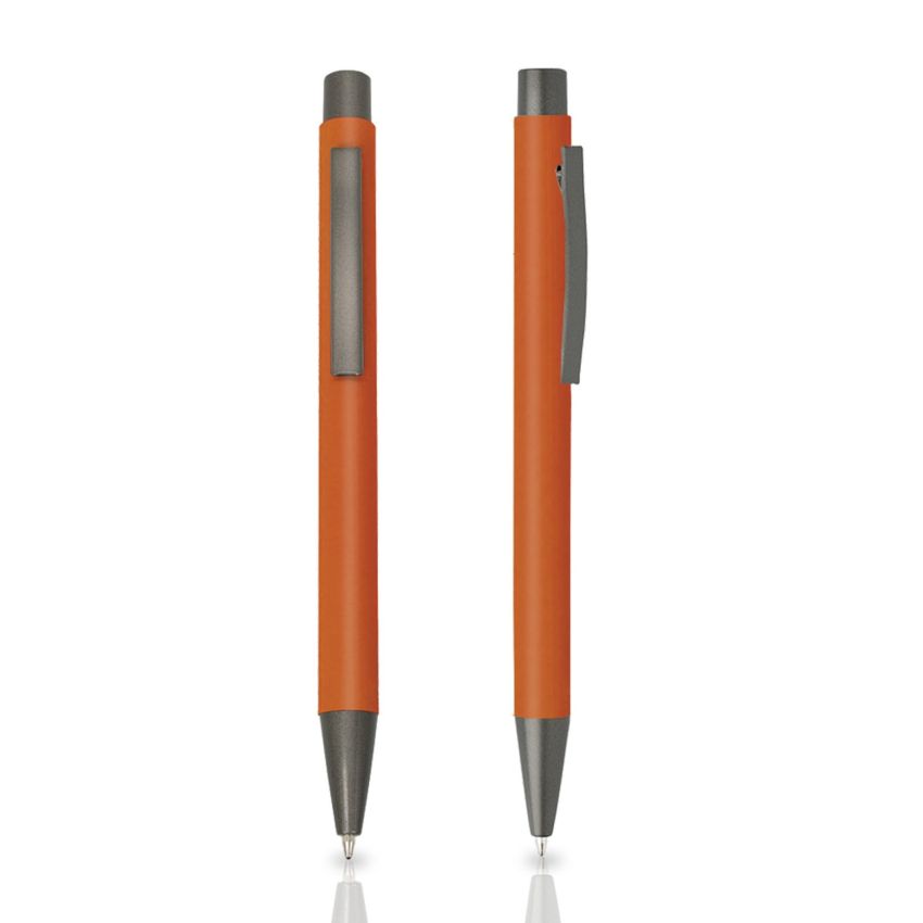 Rupen Stylo à bille en aluminium, finition en caoutchouc