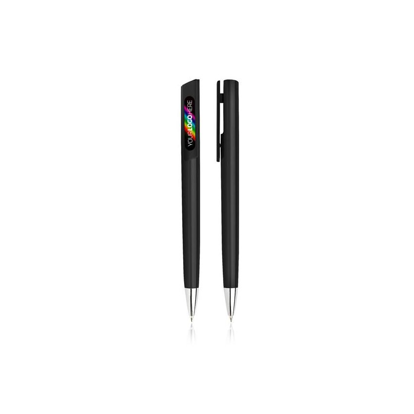 Stylo-bille à cliquer en plastique