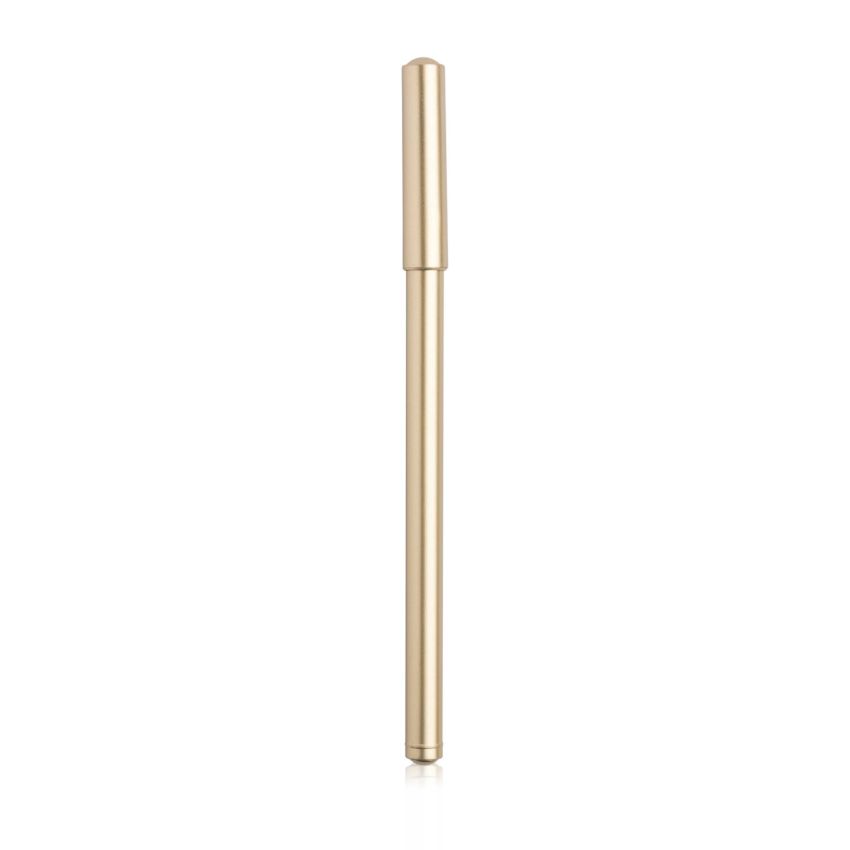 Stylo gel Charm, finition métallique, avec capuchon