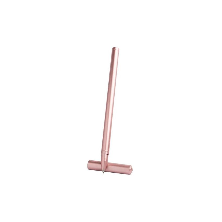Stylo gel Charm, finition métallique, avec capuchon