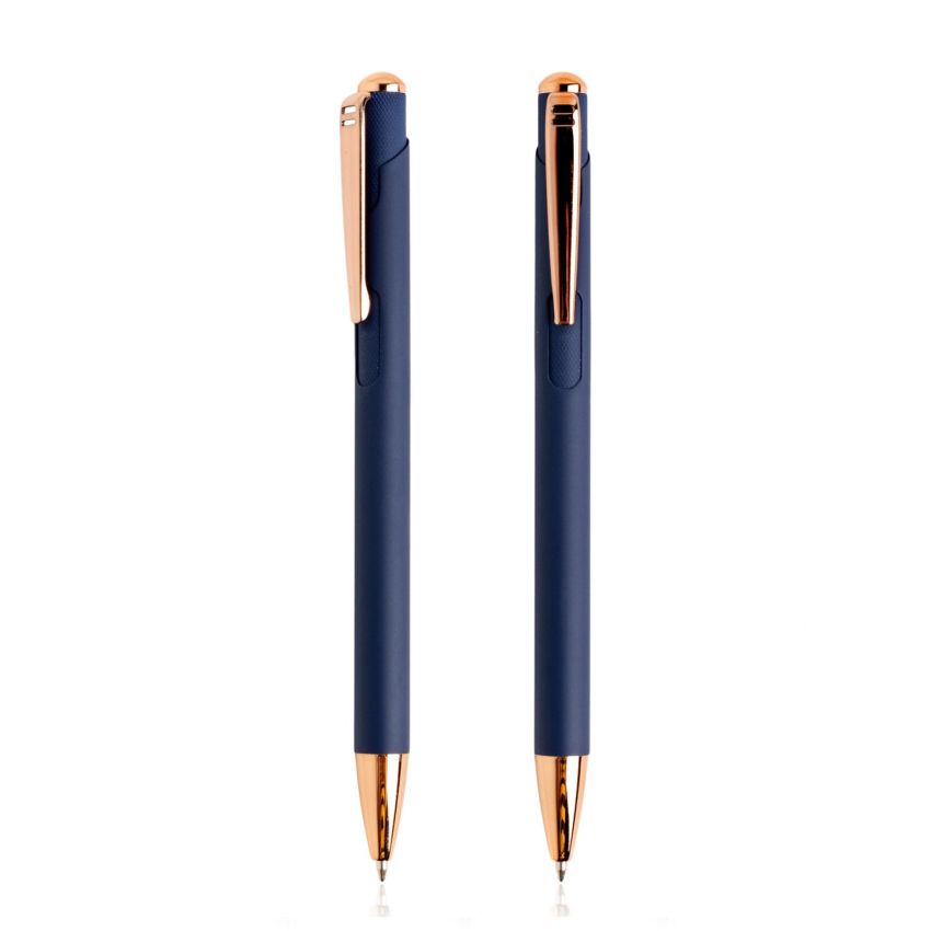 Stylo à bille en métal Writz, avec des détails cuivrés