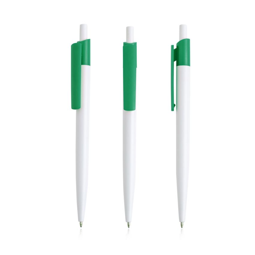 Recyclip Stylo-bille en ABS recyclé, clip coloré