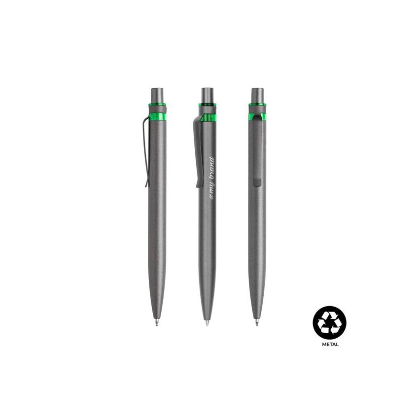 Alur Stylo à bille en aluminium recyclé, détail coloré