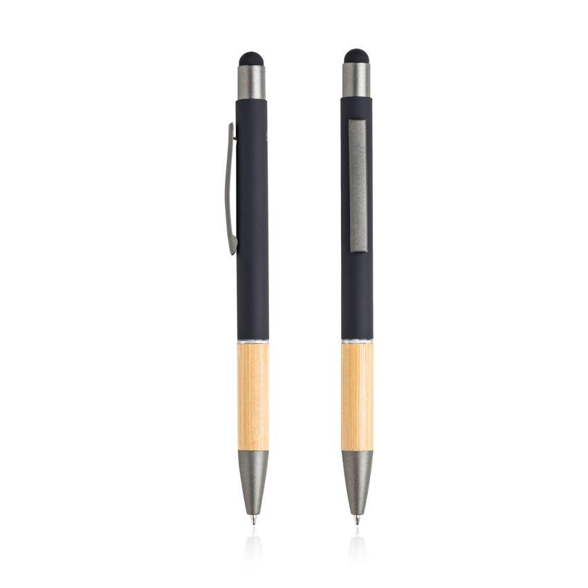 Stylo bille en aluminium recyclé, avec fonction tactile