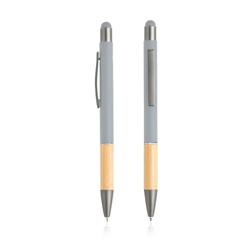 Stylo bille en aluminium recyclé, avec fonction tactile