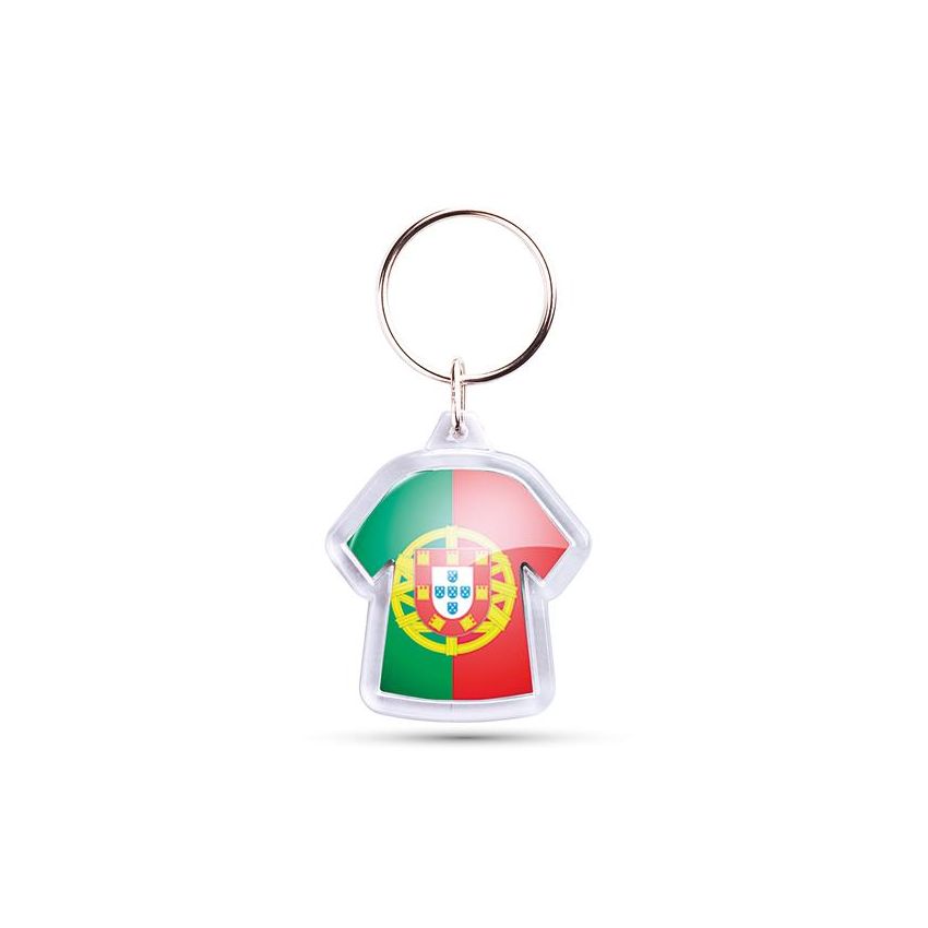CR-X Porte-clés CR-X format t-shirt avec 2 faces, acrylique