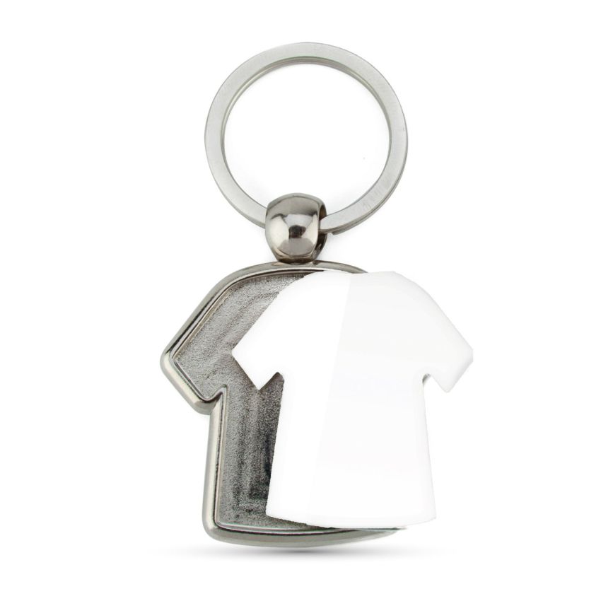 MX-D Porte-clés MX-D format t-shirt avec 2 faces, métal