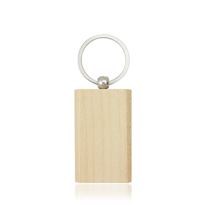 Kylie Porte-clés rectangulaire en bois