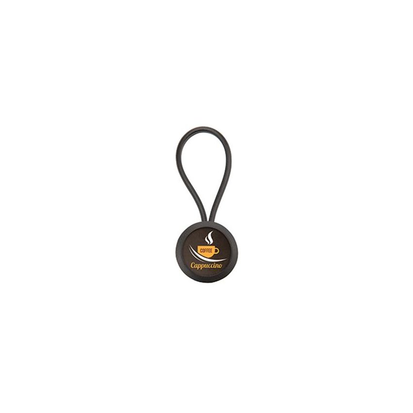 LAZ-25 Porte-Clés LAZ-25 tubulaire avec 1 face, PVC