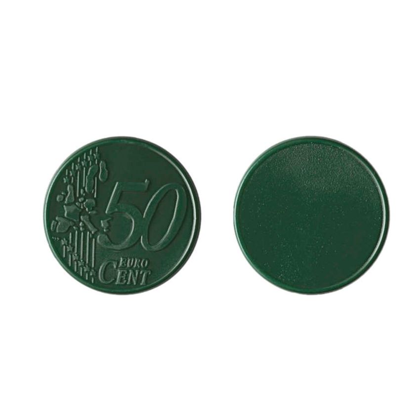 Jeton 50 Fiche € 0,50 pour chariot, plastique PS