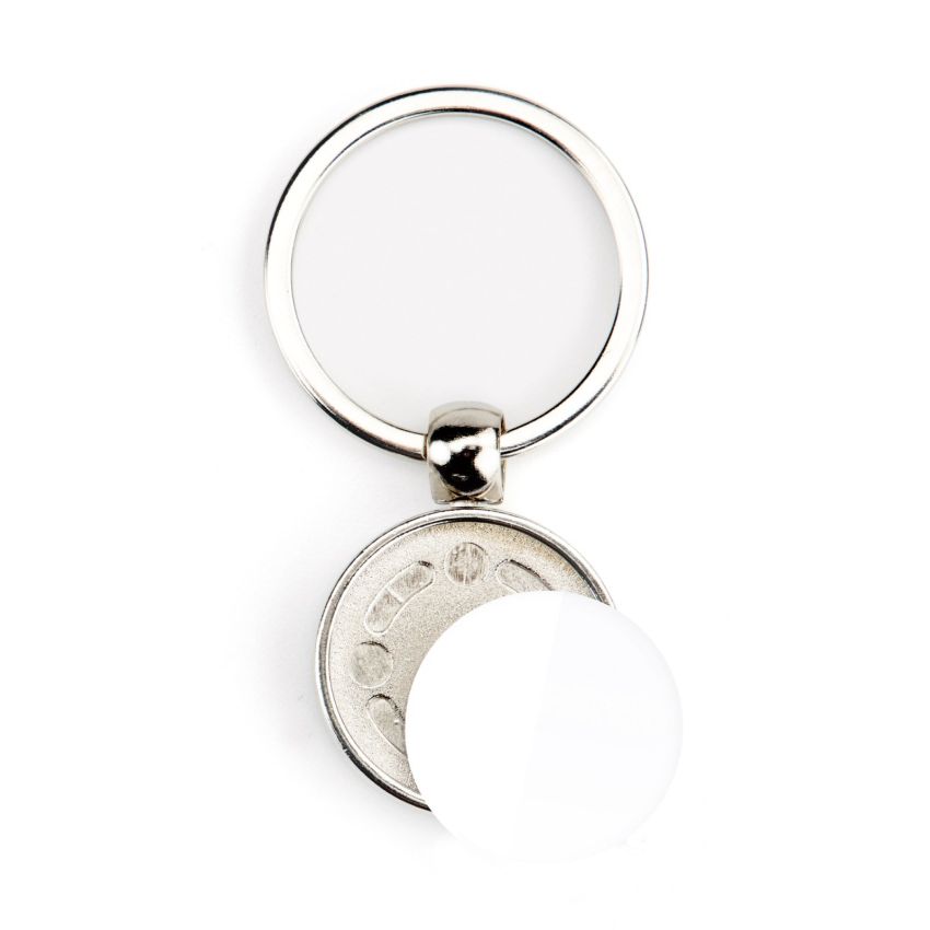 SM-33D Porte-clés SM-33D rond à 2 faces, métal