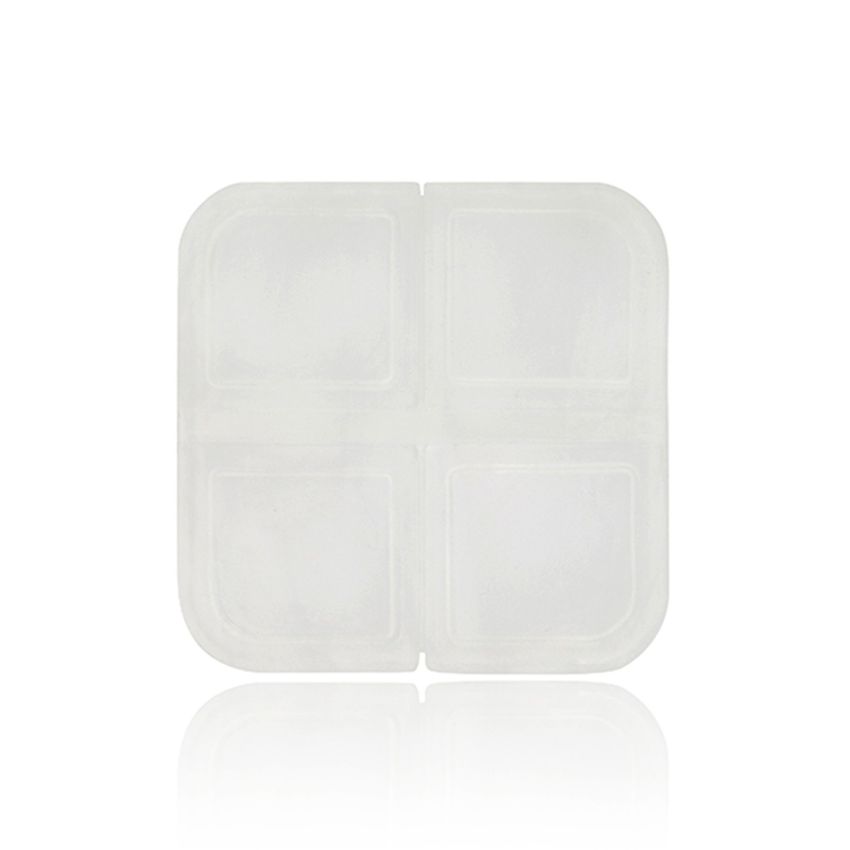 Labox Boîte de comprimés carrée, 4 compartiments