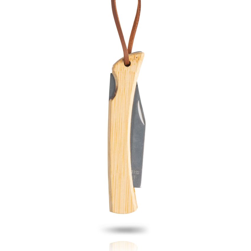 Bamblade Couteau en bambou et acier inoxydable