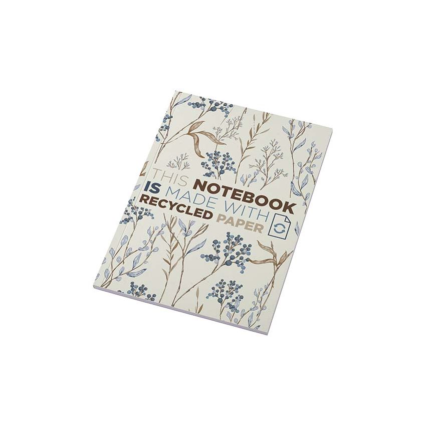 Bloc-notes A5 à couverture souple recyclée - 50 feuilles 
