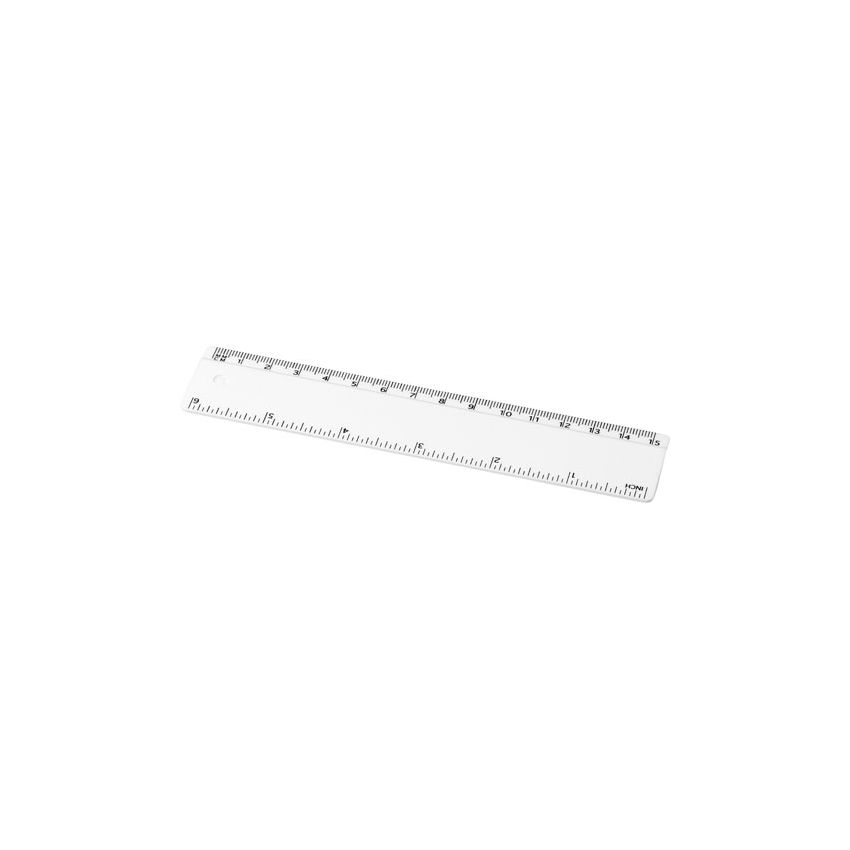 Règle en plastique recyclé de 15 cm 