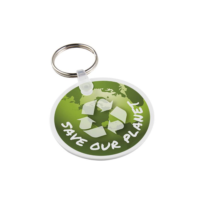 Porte-clés recyclé en forme de cercle 