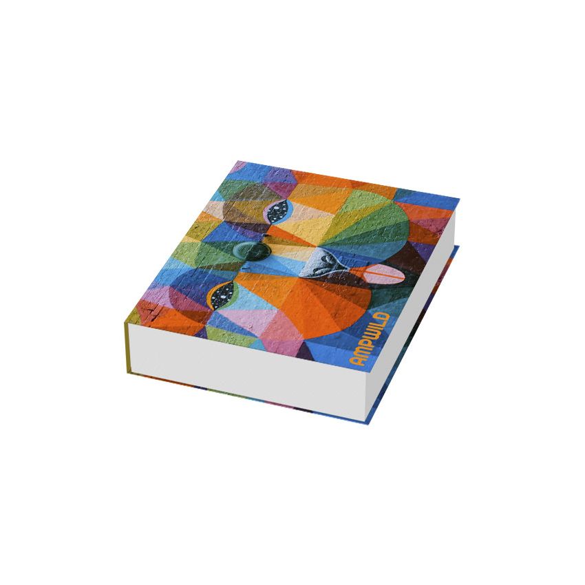 Ensemble Combi de notes autocollantes et surligneur avec couverture rigide