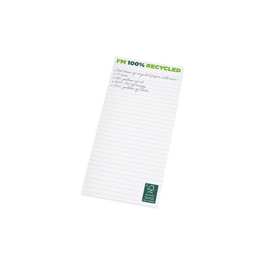 Bloc-notes 1/3 A4 recyclé 