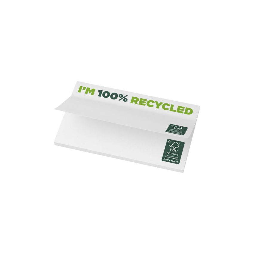 Notes adhésives recyclées 127 x 75 mm « Sticky-Mate® »