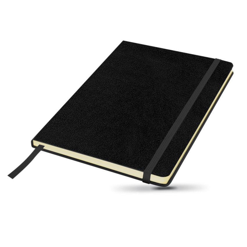 Kiny A5 Bloc-notes A5, avec couverture en carton et pochette