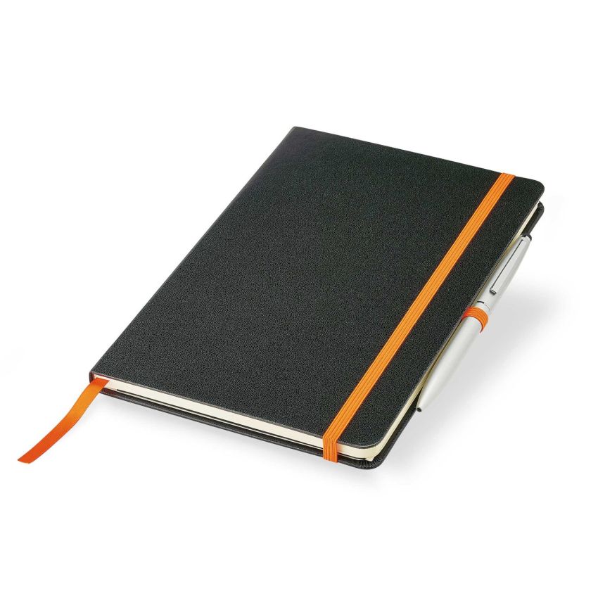 Happynote Bloc-notes A5, avec couverture en carton et pochette