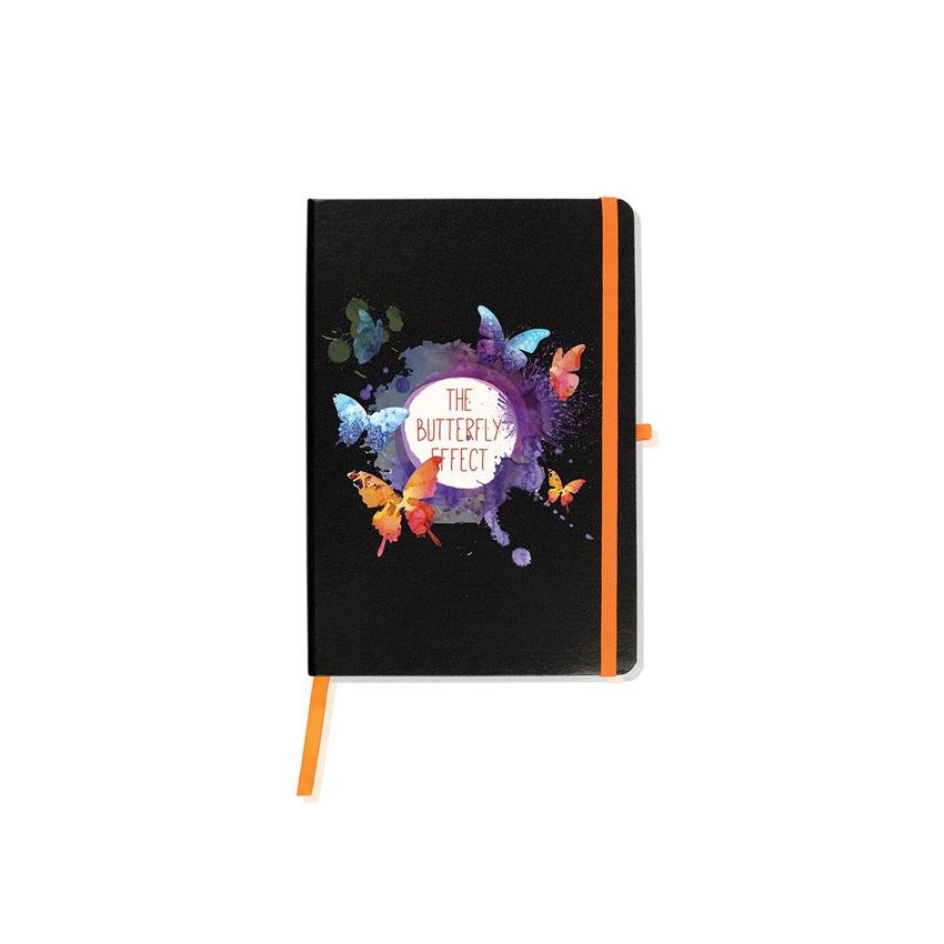 Happynote Bloc-notes A5, avec couverture en carton et pochette