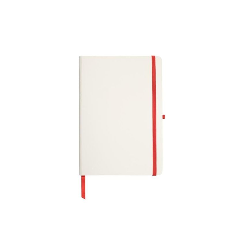 Notecolor Bloc-notes A5, avec couverture en carton et pochette