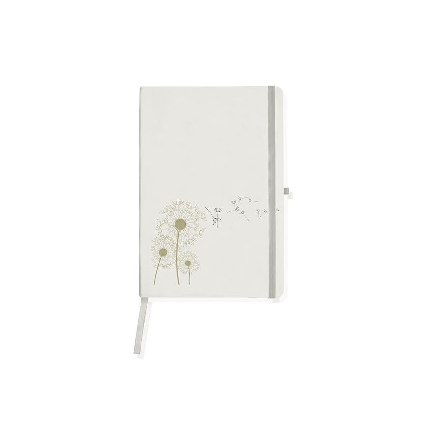 Notecolor Bloc-notes A5, avec couverture en carton et pochette