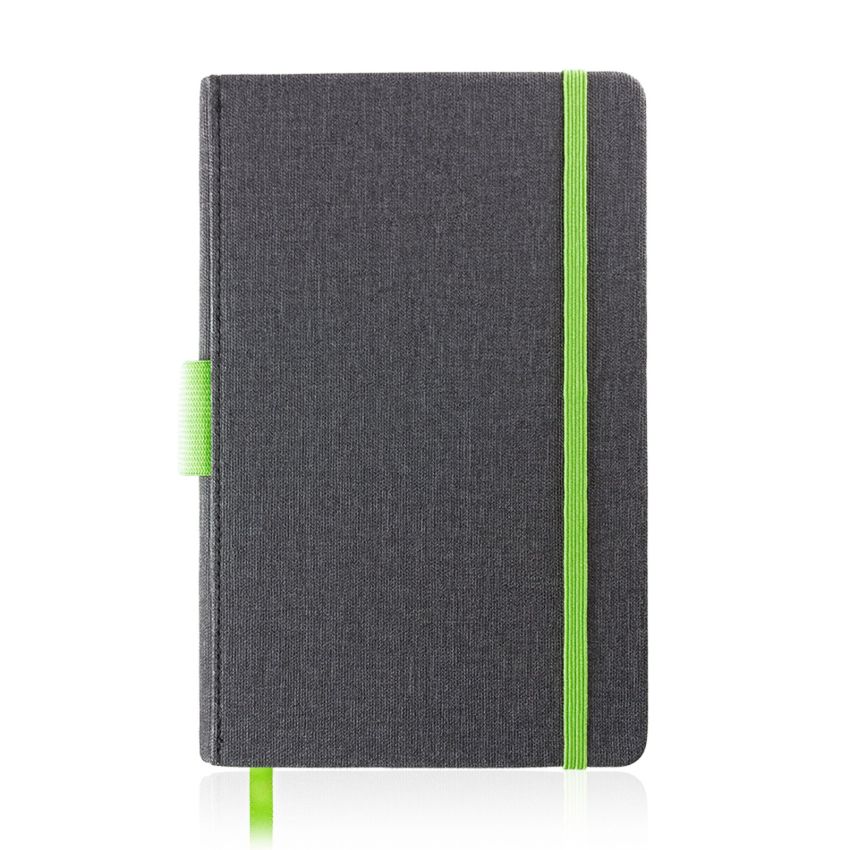 Exnote Bloc-notes A5 avec couverture en PU et porte-stylo