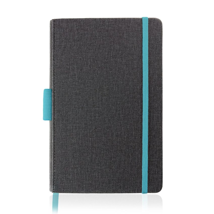 Exnote Bloc-notes A5 avec couverture en PU et porte-stylo