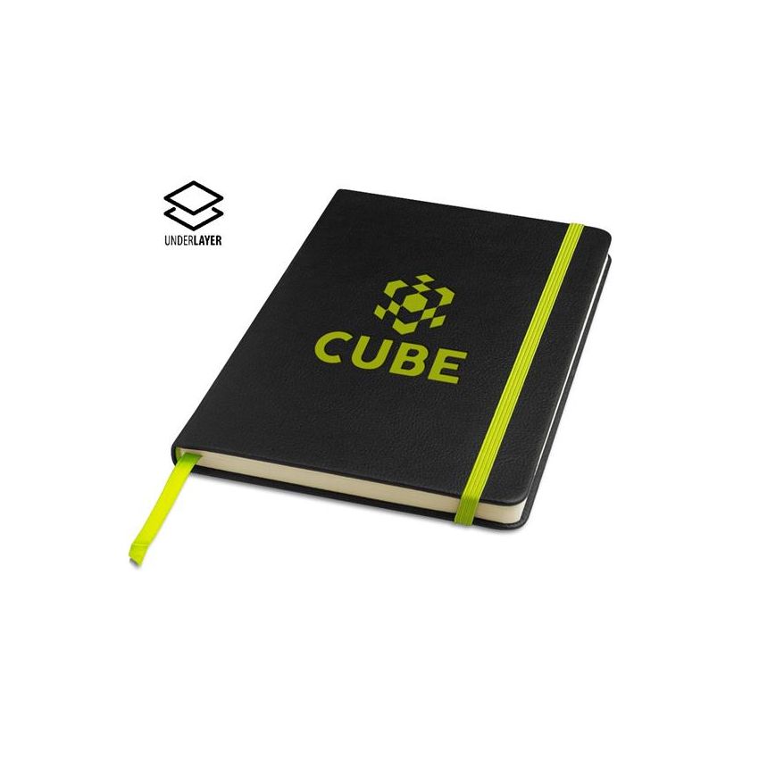 Stylebook Bloc-notes A5 en PU, marquage spécial au laser